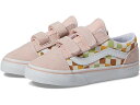 (取寄) バンズ スニーカー キッズ オールドスクール V 大きいサイズ Vans Kids Old Skool V Pastel Block Multi/True White