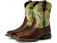 () ꥢå å å 饦 å 磻  ȥ  եå  ֡ (ȥɥ顼) Ariat Kids kids Ariat Kids Round Up Wide Square Toe Easy Fit Western Boot (Toddler) Spiced Cider/Desert Scene