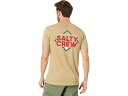 (取寄) ソルティ クルー メンズ ノー スラック スタンダード 半袖 Tシャツ Salty Crew men Salty Crew No Slack Standard Short Sleeve Tee Khaki Heather