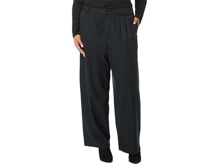 () ChEF fB[X U vX n[E Ch-bO pc Madewell women Madewell The Plus Harlow Wide-Leg Pant True Black