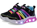 () XPb`[Y Xj[J[ LbY K[Y tb^[ n[g Cg - C{[ xXeB 303252L SKECHERS KIDS girls SKECHERS KIDS Flutter Heart Lights - Rainbow Bestie 303252L (Little Kid/Big Kid) Black/Multi