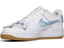 (取寄) ナイキ スニーカー キッズ ボーイズ エアフォース1/1 (ビッグ キッズ) 大きいサイズ Nike Kids boys 大きいサイズ Nike Kids Air Force 1/1 (Big Kid) White/Boarder Blue/Bleached Coral