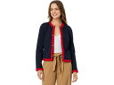 (取寄) トミーヒルフィガー レディース コントラスト トリム バンド ジャケット Tommy Hilfiger women Tommy Hilfiger Contrast Trim Band Jacket Sky Captain