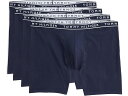 (取寄) トミーヒルフィガー メンズ コットン ストレッチ ボクサー ブリーフ 4-パック Tommy Hilfiger men Tommy Hilfiger Cotton Stretch Boxer Brief 4-Pack Dark Navy