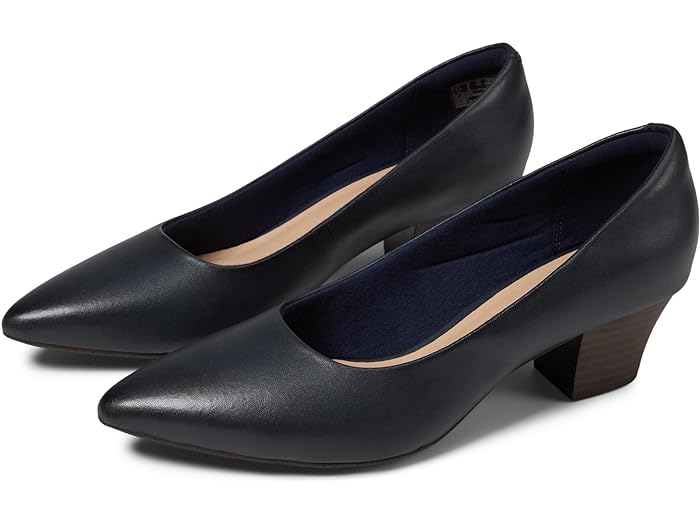 クラークス (取寄) クラークス レディース シューズ 靴 テレサ ステップ Clarks women Teresa Step Navy Leather