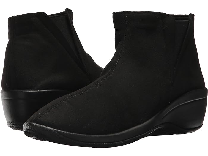 アルコペディコ スニーカー レディース (取寄) アルコペディコ レディース ルアナ Arcopedico women Arcopedico Luana Black Faux Suede