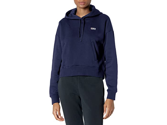 (取寄) フィラ レディース ウィメンズ マリナ フリース フーディ Fila women Womens Marina Fleece Hoodie Navy