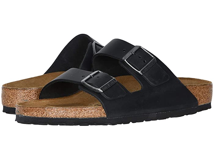 楽天ジェットラグ楽天市場店（取寄） ビルケンシュトック アリゾナ - オイルド レザー （ユニセックス） Birkenstock Arizona - Oiled Leather （Unisex） Black Oiled Leather