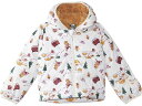 (取寄) ノースフェイス キッズ アウター ノース ダウン パーカー ジャケット (インファント) The North Face Kids North Down Hooded Jacket Gardenia White Cartoon Camp Print