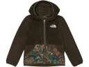 (取寄) ノースフェイス キッズ キッズ フォレスト フリース フル ジップ ブーディ (トドラー) The North Face Kids kids The North Face Kids Forrest Fleece Full Zip Hoodie (Toddler) New Taupe Green