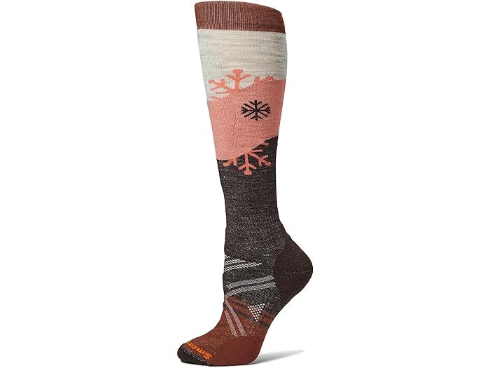 () X}[gE[ fB[X XL[ t NbV p^[ I[o[ U J[t Smartwool women Smartwool Ski Full Cushion Snowpocalypse Pattern Over the Calf Chestnut