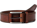(取寄) ジョンストン&マーフィー メンズ レーザー トップ ステッチ ベルト Johnston & Murphy men Laser Top Stitch Belt Tan