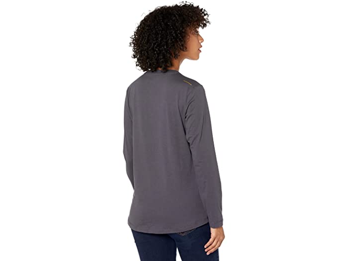 (取寄) アリアット レディース リーバー ワークマン ロング スリーブ Tシャツ Ariat women Rebar Workman Long Sleeve T-Shirt Periscope Grey/Mykonos Blue