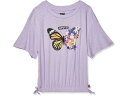 (取寄) リーバイス キッズ ガールズ ミート アンド グリート シンチ ティー (リトル キッズ) Levi's Kids girls Levi's Kids Meet & Greet Cinched Tee (Little Kids) Purple Rose