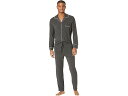 () Go[WFC Y EBA - U pW} Zbg Eberjey men Eberjey William - The Pajama Set Charcoal Heather/Ivory