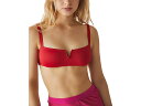 () t[s[v fB[X mb`h [ XL[o ubg Free People women Free People Notched Lily Scuba Bralette Haute Red