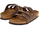(取寄) ビルケンシュトック レディース フロリダ ソフト フットベッド - ビルキブク Birkenstock women Florida Soft Footbed - Birkibuc Mocha Birkibuc