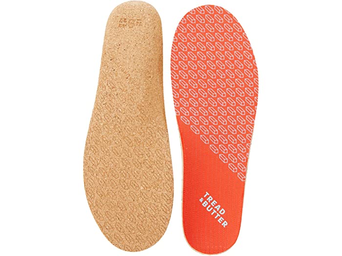 (取寄)メンズロウアーチコルクインソールTreadamp;ButterSuntoucherMensLowArchCorkInsoleOrange/NaturalCork