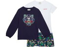 (取寄) ケンゾー キッズ ガールズ 2イン1 ドレス (リトル キッズ/ビッグ キッズ) Kenzo Kids girls Kenzo Kids 2-in-1 Dress (Little Kids/Big Kids) Electric Blue