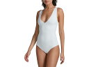 (取寄) コマンドー レディース ネオプレーン ディープ V ボディスーツ ネオ408 Commando women Commando Neoprene Deep V Bodysuit NEO408 White