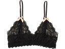 (取寄) ハンキー パンキー レディース ラグゼ レース オープン ブラレット 977901 Hanky Panky women Hanky Panky Luxe Lace Open Bralette 977901 Black