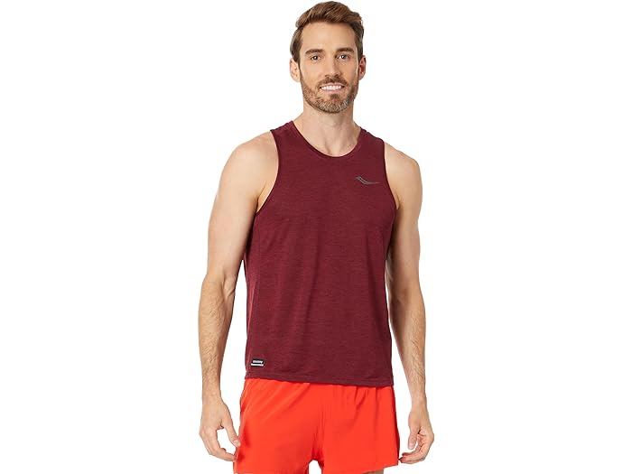 (取寄) サッカニー メンズ ストップウォッチ シングレット Saucony men Saucony Stopwatch Singlet Sundown Heather