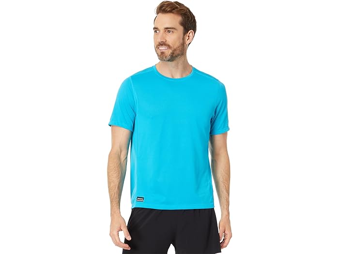 (取寄) サッカニー メンズ ストップウォッチ ショート スリーブ Saucony men Saucony Stopwatch Short Sleeve Vizi Blue