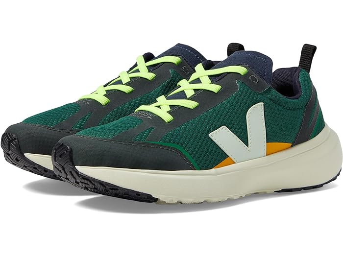 (取寄) ヴェジャ キッズ キッズ スモール カナリア ライト (リトル キッド/ビッグ キッド) VEJA Kids kids VEJA Kids Small Canary Light (Little Kid/Big Kid) Poker/Jade