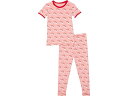 (取寄) キッキー パンツ キッズ ガールズ ショート スリーブ パジャマ セット (トドラー/リトル キッズ) Kickee Pants Kids girls Kickee Pants Kids Short Sleeve Pajama Set (Toddler/Little Kids) Strawberry Rainbow