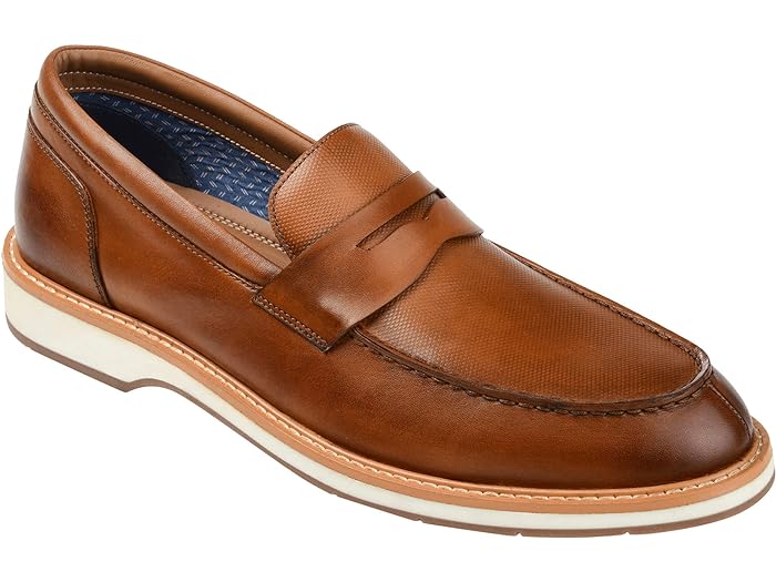 () g[}X&@C Y gLX G{X yj[ [t@[ Thomas & Vine men Thomas & Vine Watkins Embossed Penny Loafer Cognac