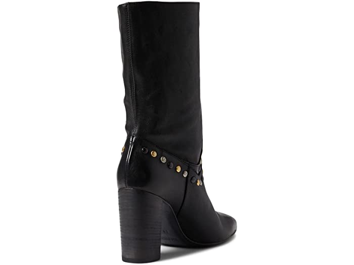 (取寄)フリーピープルスタデッドダコタヒールブートFreePeopleStuddedDakotaHeelBootBlack