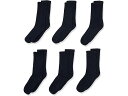 (取寄) ジェフリーズ ソックス ボーイズ ボーイズ シームレス ハーフ クッション スポーツ クルー ソックス 6 ペア パック Jefferies Socks boys Jefferies Socks Boys Seamless Half Cushion Sport Crew Socks 6 Pair Pack Navy