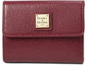 () hD[j[ & o[N fB[X TtB[m  X[ tbv EHbg Dooney & Bourke women Dooney & Bourke Saffiano II Small Flap Wallet Cranberry