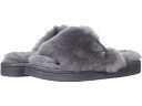 (取寄) ファイヤーサイド バイ ディアフォームス レディース ケアンズ ジェニュイン シアリング スライド FIRESIDE by Dearfoams women FIRESIDE by Dearfoams Cairns Genuine Shearling Slide Grey