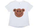 (取寄) ハックスベイビー キッズ B-ボール ベアー T-シャツ (インファント/トドラー) HUXBABY kids HUXBABY B-Ball Bear T-Shirt (Infant/Toddler) White