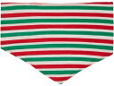(取寄) パジャマラマ チーム エルフ ドッグ バンダナ Pajamarama Pajamarama Team ELF Dog Bandana Red/Green/White Stripe