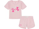 (取寄) アンダーアーマー キッズ ガールズ ジャージ ティー アンド ショーツ セット (リトル キッズ) Under Armour Kids girls Under Armour Kids Jersey Tee and Shorts Set (Little Kids) Pink Sugar