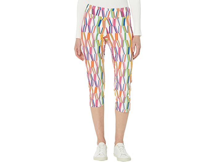 (取寄) クレイジー ラリー レディース プルオン カプリ パンツ Krazy Larry women Pull-On Capri Pants Multi Sticks