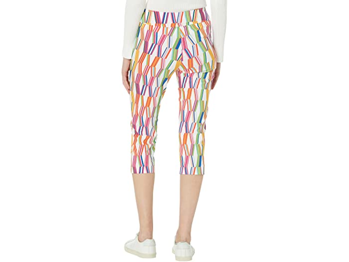 (取寄) クレイジー ラリー レディース プルオン カプリ パンツ Krazy Larry women Pull-On Capri Pants Multi Sticks