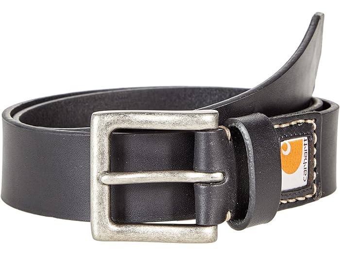 () J[n[g Th U[ xg Carhartt Carhartt Saddle Leather Belt Black/Nickel Roller Finish