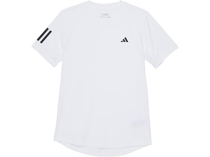 (取寄) アディダス キッズ キッズ クラブ テニス 3ストライプ Tシャツ adidas Kids kids adidas Kids Club Tennis 3-Stripes Tee (Little Kids/Big Kids) White