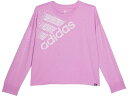 (取寄) アディダス キッズ ガールズ ロング スリーブ ウェスト ティー (ビッグ キッズ) adidas Kids girls adidas Kids Long Sleeve Waist Tee (Big Kids) Medium Purple