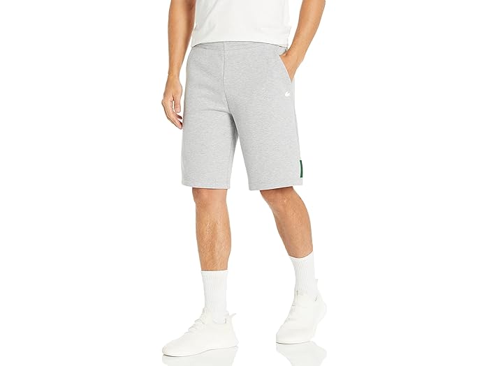 () 饳  å ֥ ե ƥ 硼 Lacoste men Lacoste Solid Double Face Active Shorts Silver Chine