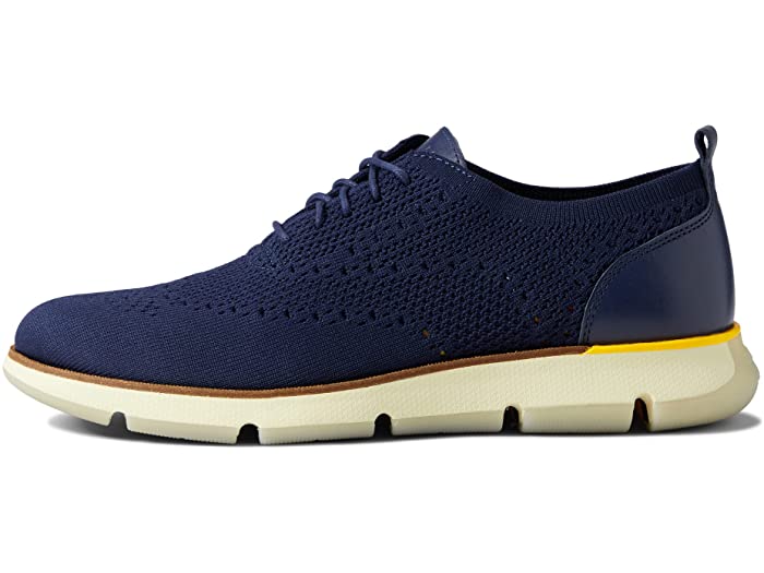 (取寄)コールハーンゼログランドステッチライトオックスフォードColeHaan4.ZerograndStitchliteOxfordMarineBlueKnit/VibrantOrange