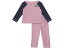 () 륨ӡ å եåȥͥ ե꡼ Ĺµ T T/ѥ å 顼֥å (ե) L.L.Bean kids L.L.Bean Fitness Fleece Long Sleeve Tee/Pants Set Color-Block (Infant) Mauve Berry/Carbon Navy