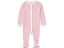 (取寄) ラルフローレン キッズ ガールズ BSR ヤーン-ダイド ストライプ ワンピース カバーオール (インファント) Polo Ralph Lauren Kids girls Polo Ralph Lauren Kids BSR Yarn-Dyed Stripe One-Piece Coveralls (Infant) Paisley Pink Multi