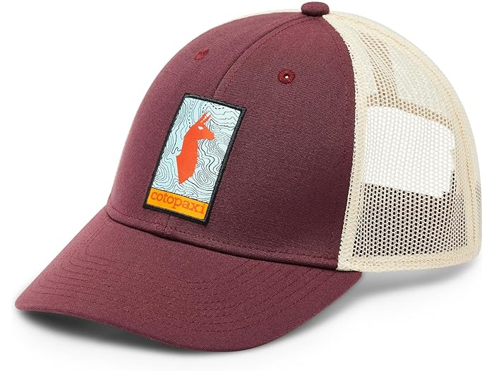 () ȥѥ  ޥå ȥå ϥå Cotopaxi Llama Map Trucker Hat Wine