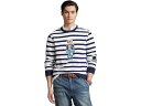 (取寄) ラルフローレン メンズ ポロ ベアー ストライプド フリース スウェットシャツ Polo Ralph Lauren men Polo Ralph Lauren Polo Bear Striped Fleece Sweatshirt White/Cruse Navy Regatta Bear