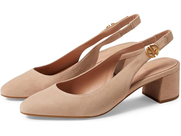 (取寄) コールハーン レディース ザ ゴー-トゥ スリングバック ポンプ 45 ウム Cole Haan women Cole Haan The Go-To Slingback Pump 45 mm Brush Suede