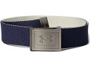 (取寄) アンダーアーマー ボーイズ ウェビング ベルト (リトル キッズ/ビッグ キッズ) Under Armour boys Webbing Belt (Little Kids/Big Kids) Midnight Navy/Khaki Base/Silver